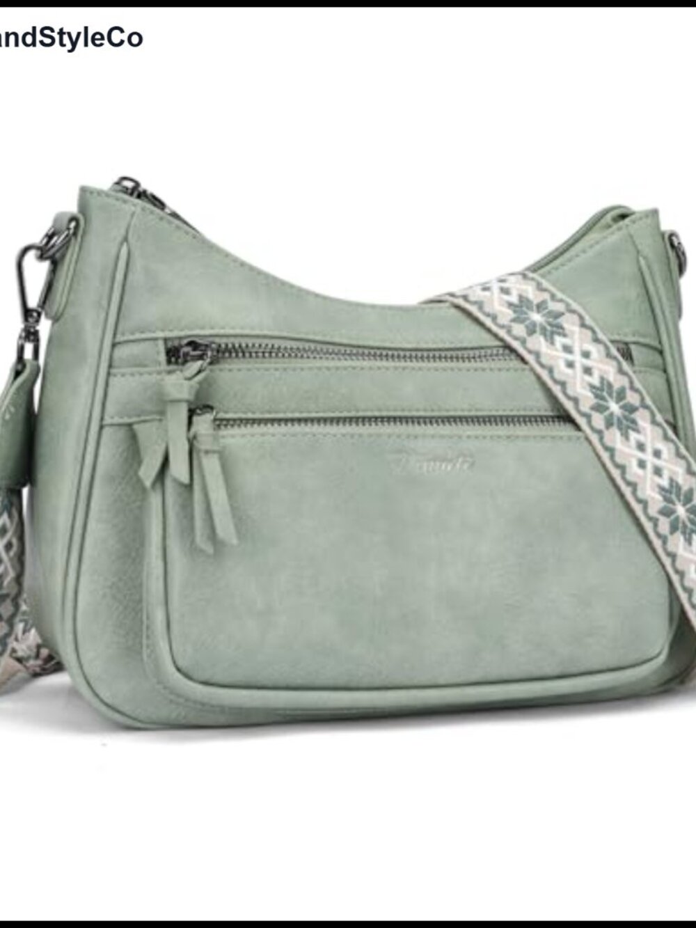 Trendy Crossbody Bag for Women, Multi-Pocket PU Leather Shoulder Handbag